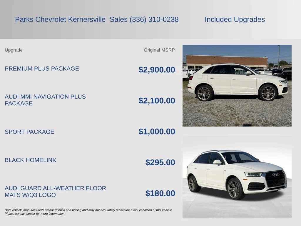 Used 2018 White Audi 2.0T Premium Plus image 4
