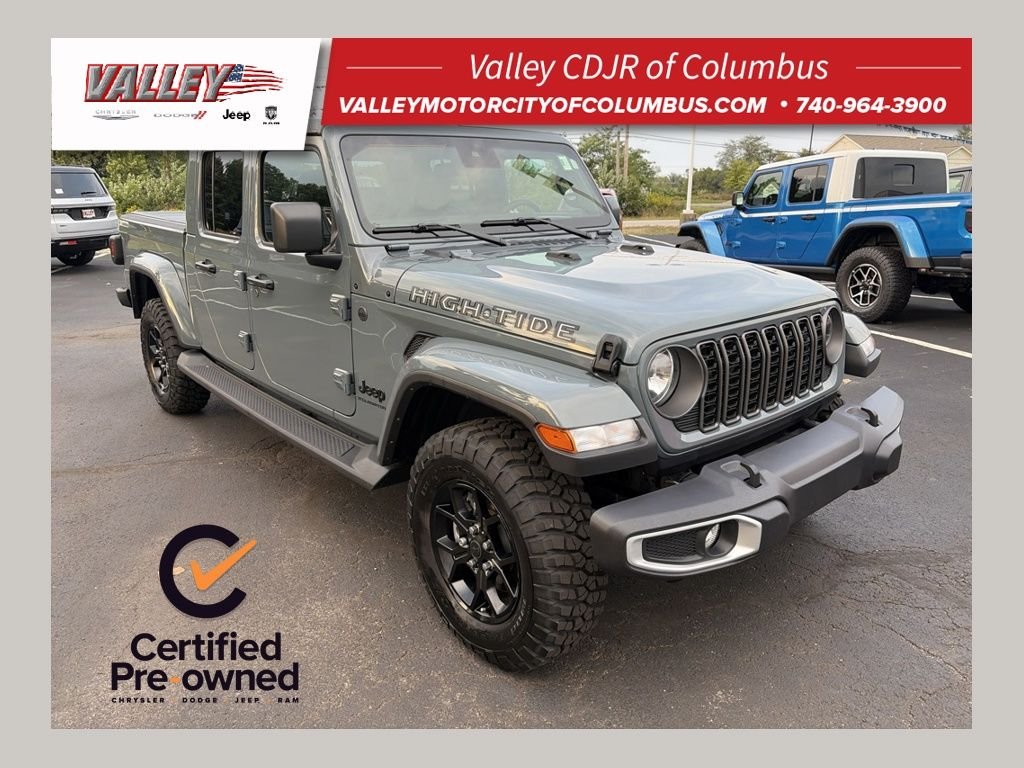 Certified Used 2025 Gray Jeep High Tide image 1
