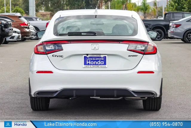 New 2026 Platinum White Pearl Honda FWD Sport image 10