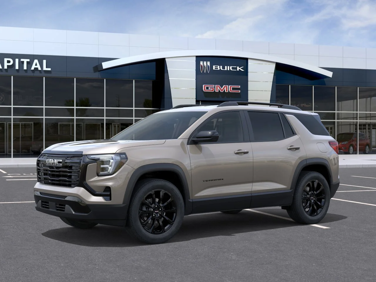 New 2027 Riverstone Metallic GMC AWD Elevation image 3