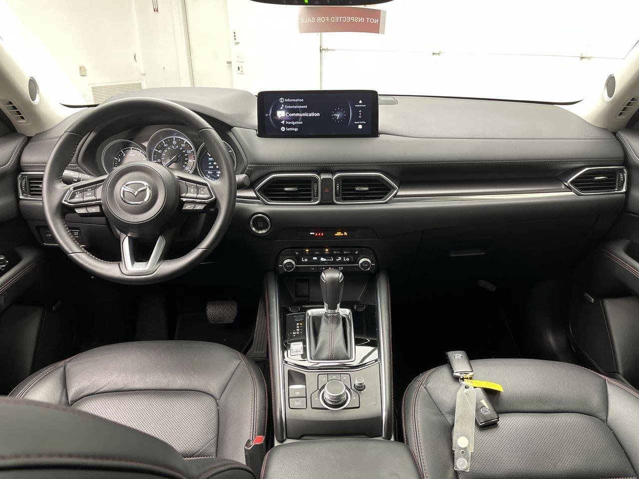 Certified Used 2025 Rhodium White Metallic Mazda 2.5 S Carbon Edition image 4