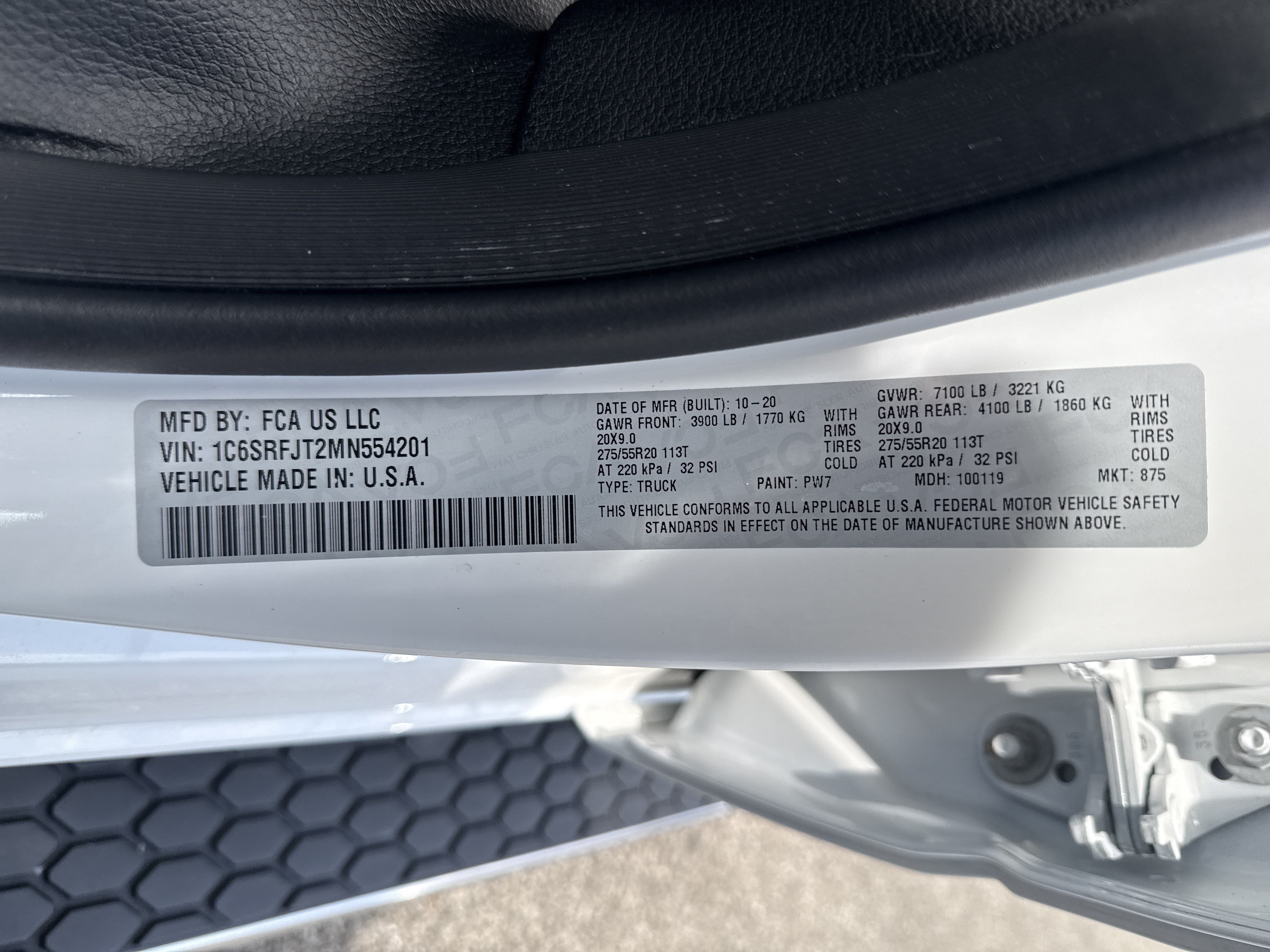Used 2021 Bright White Clearcoat Ram Laramie image 32