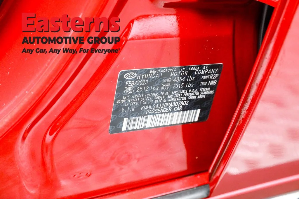 Used 2023 Red Hyundai Limited image 35