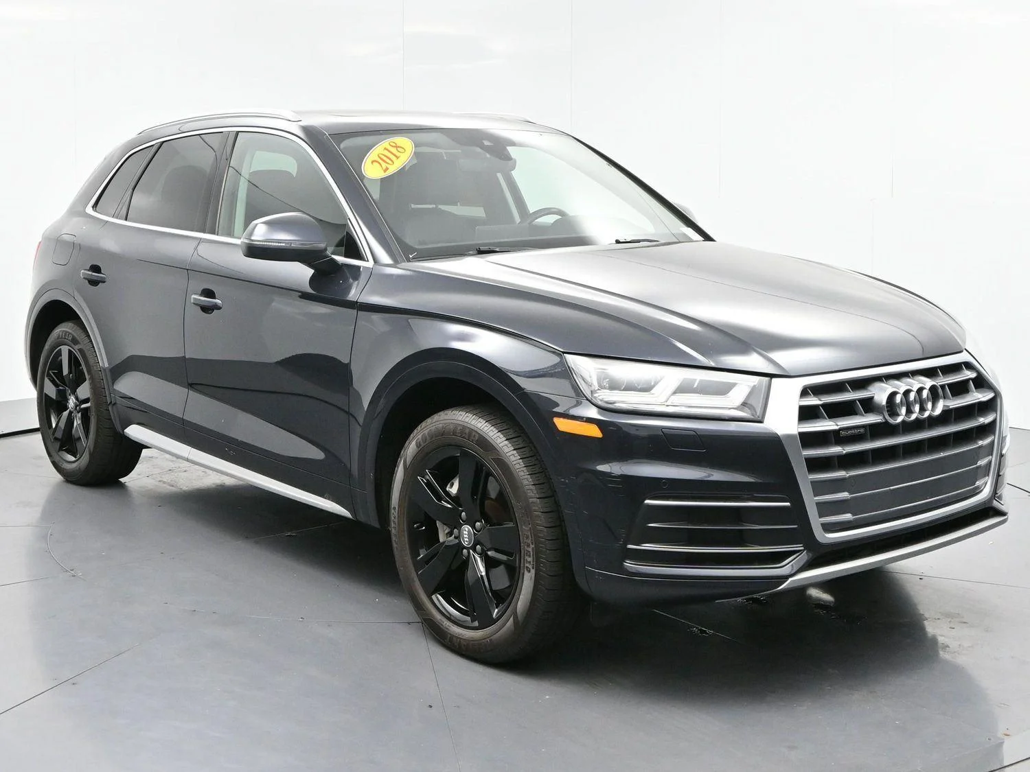 Used 2018 Moonlight Blue Metallic Audi Tech Premium Plus image 2
