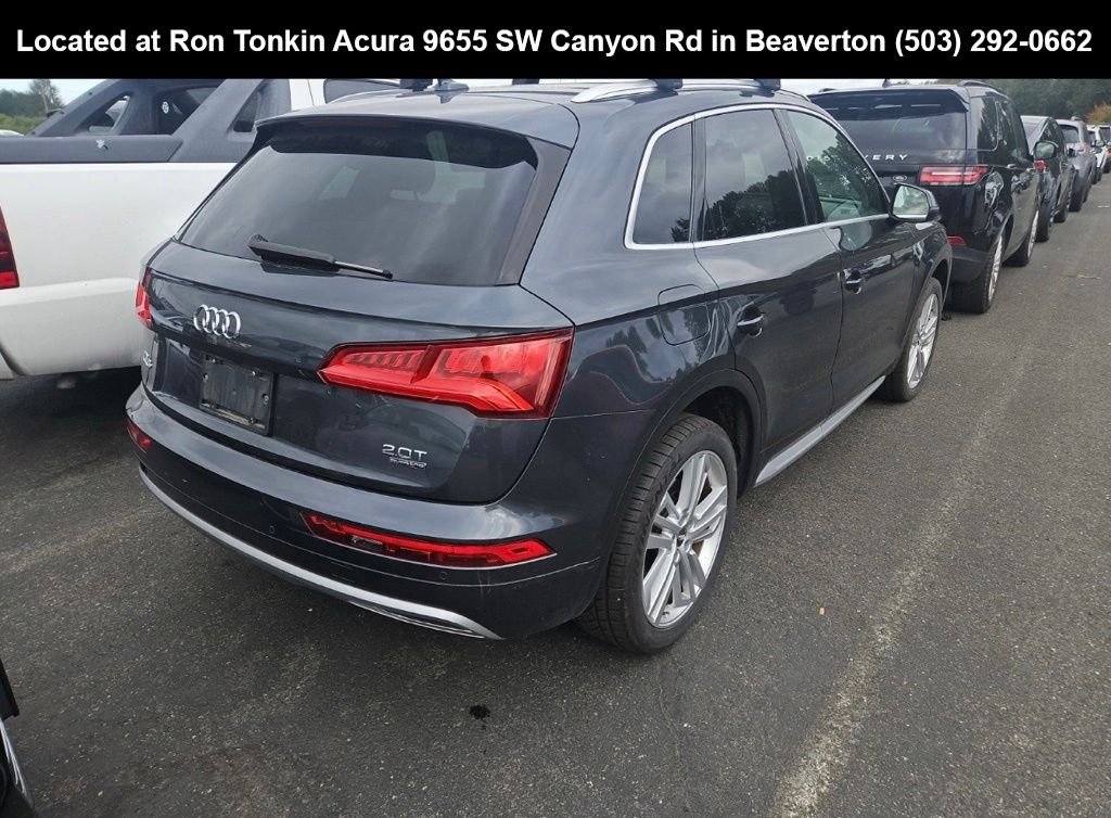 Used 2018 Gray Metallic Audi 2.0T Premium Plus image 4