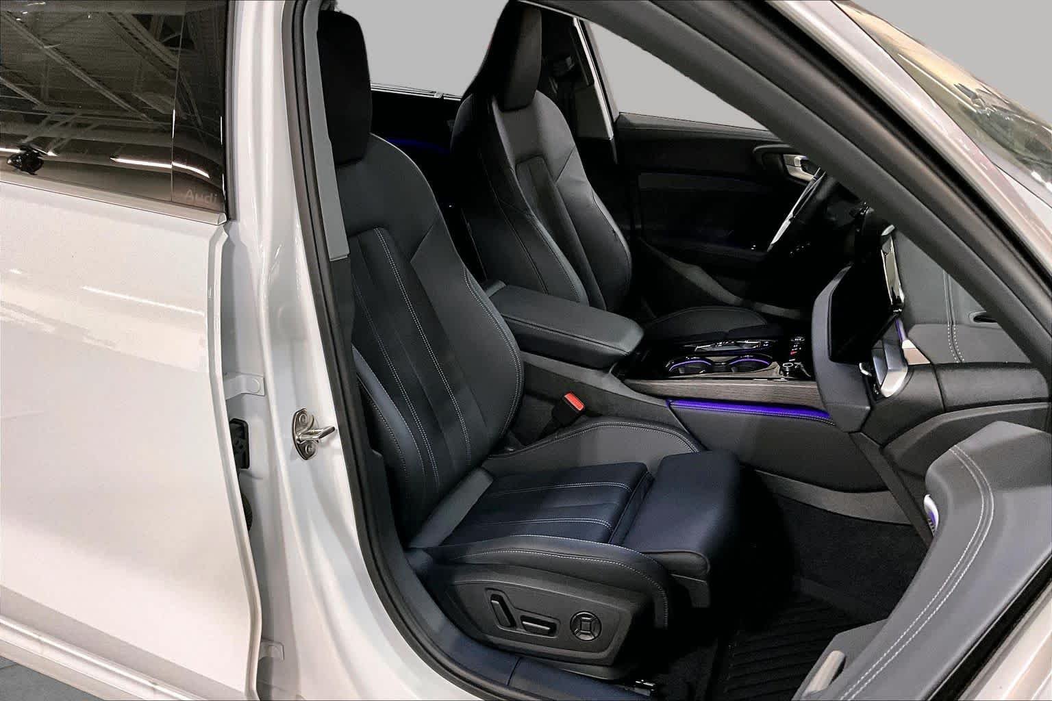 Used 2025 Glacier White Metallic Audi Premium Plus image 9