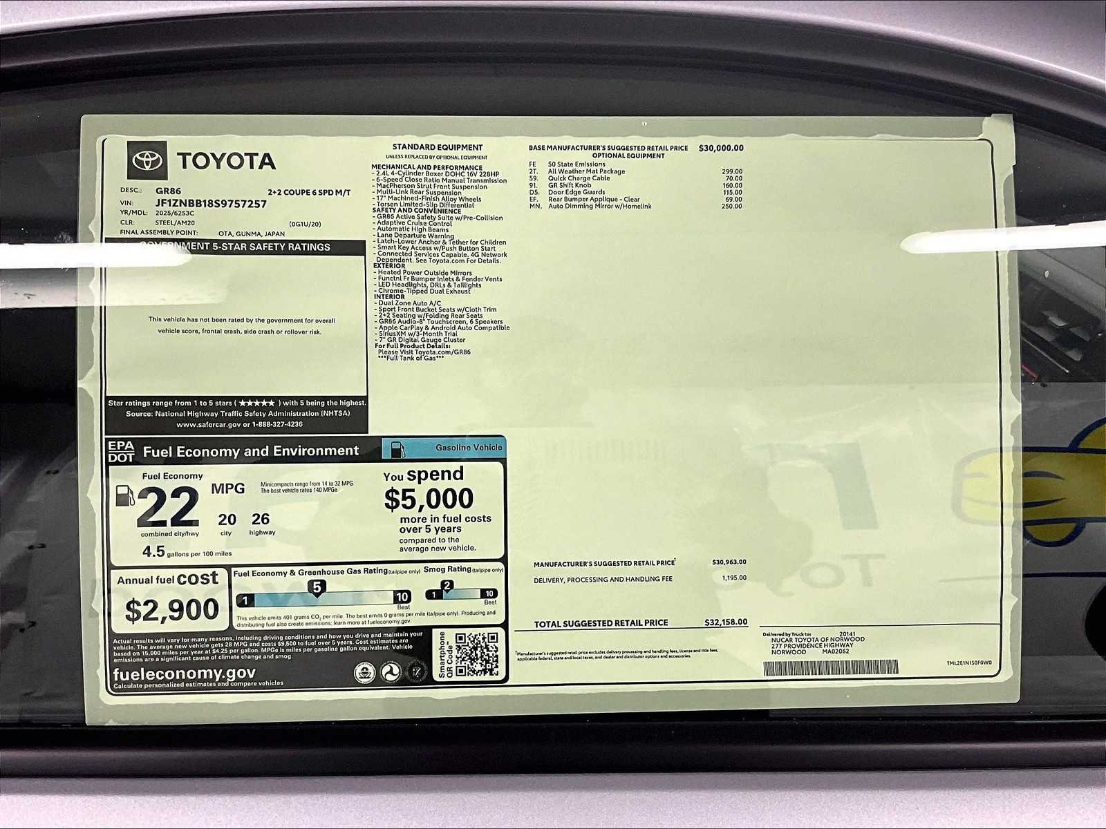 2025 Toyota GR86 Base - Photo 16