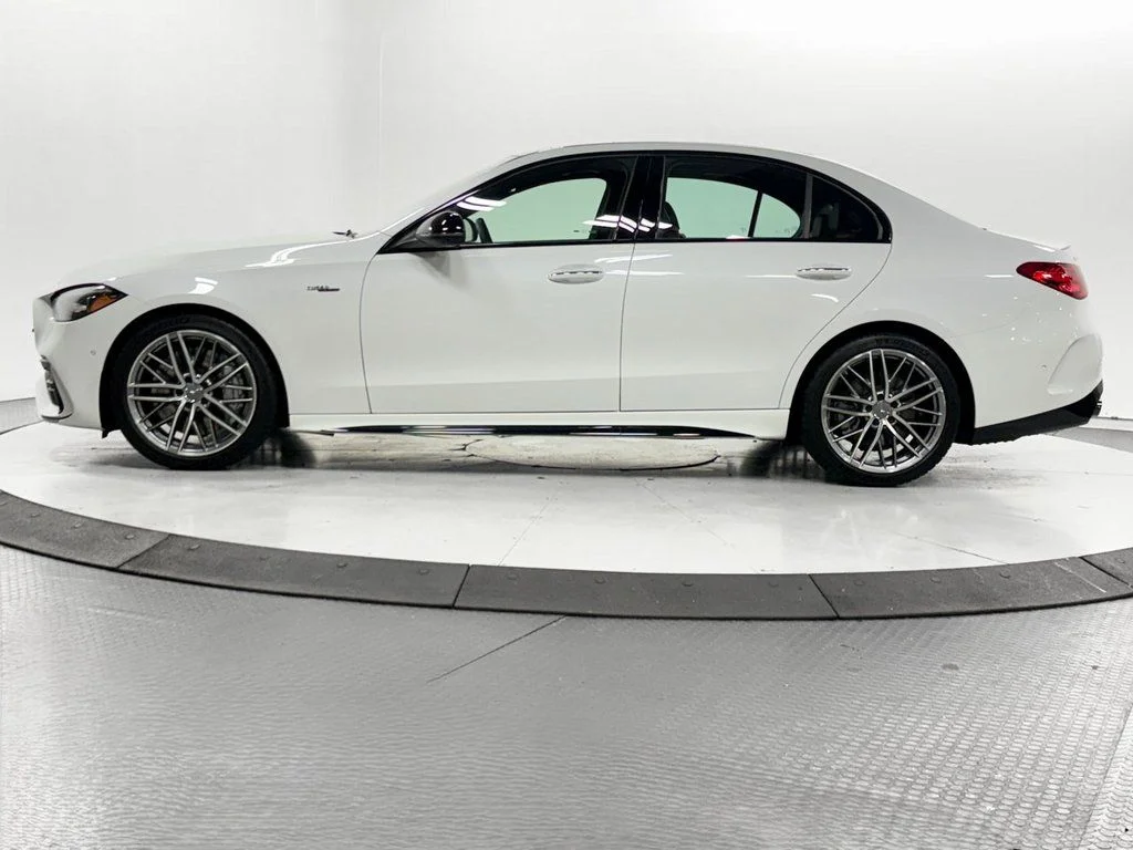 Used 2024 MANUFAKTUR Moonlight White Metallic Mercedes-Benz C 43 AMG® image 4