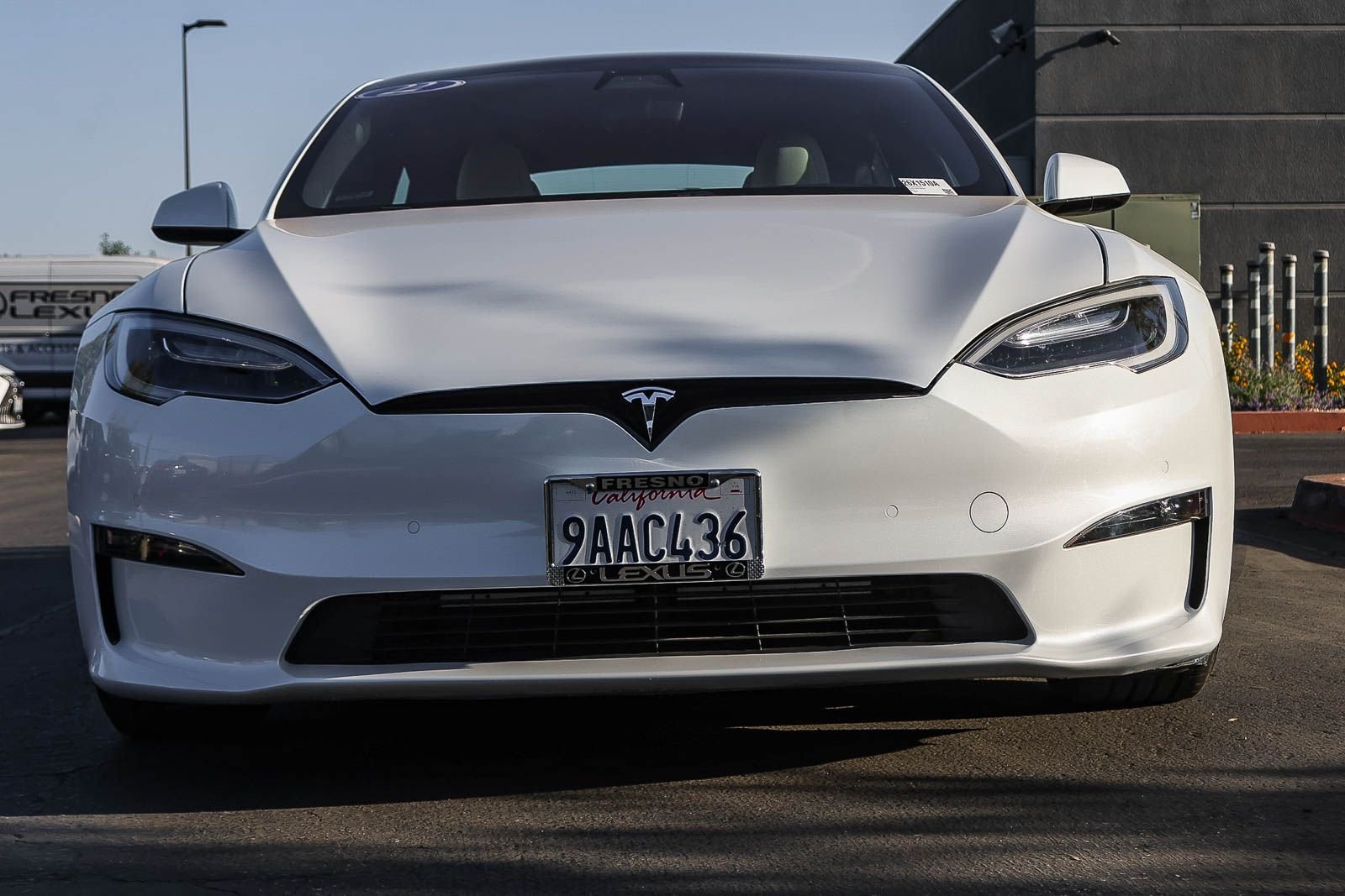 Used 2022 White Tesla Base image 2