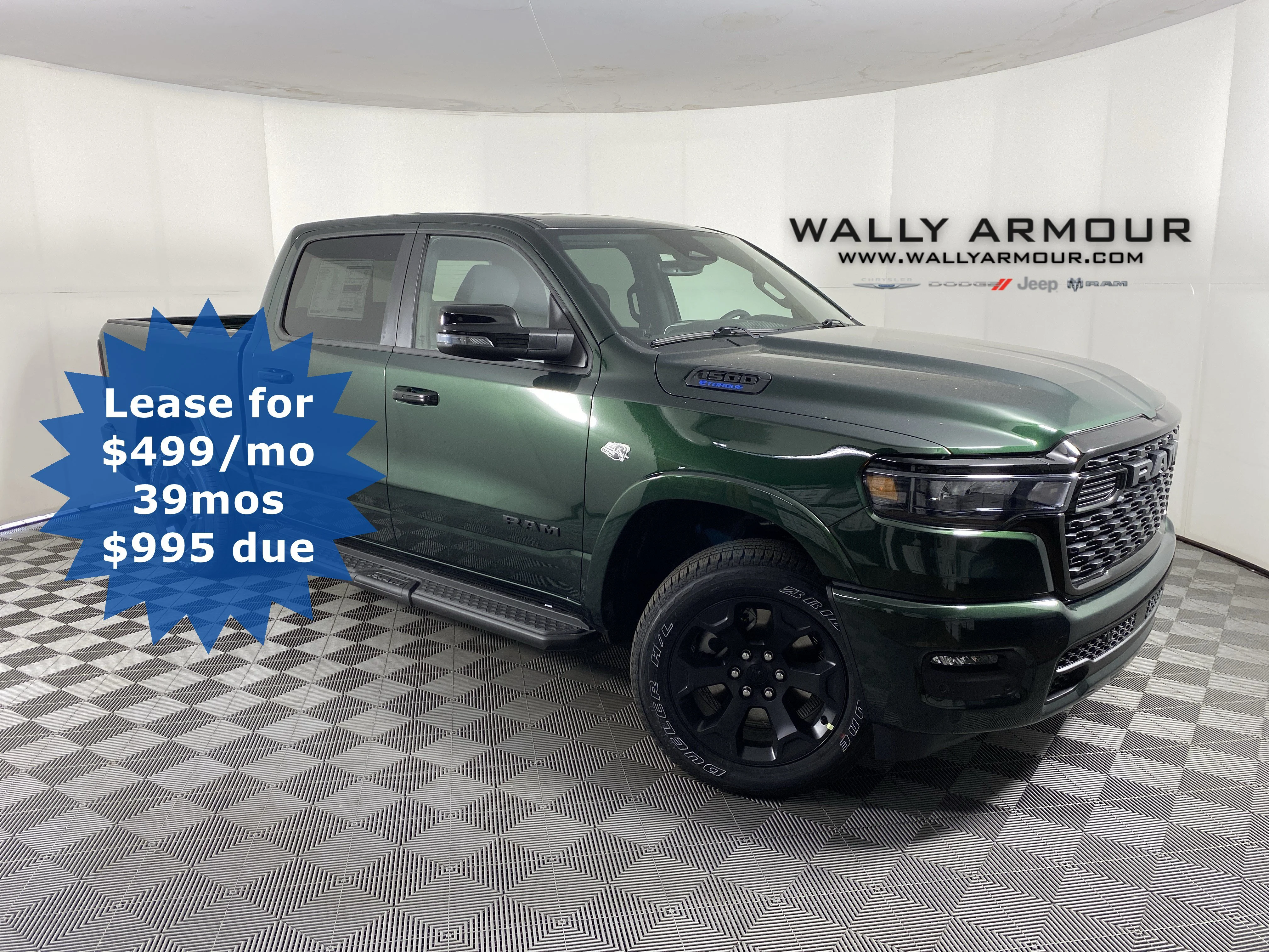 New 2026 Serrano-Green Metallic Exterior Paint RAM Big Horn/Lone Star image 1