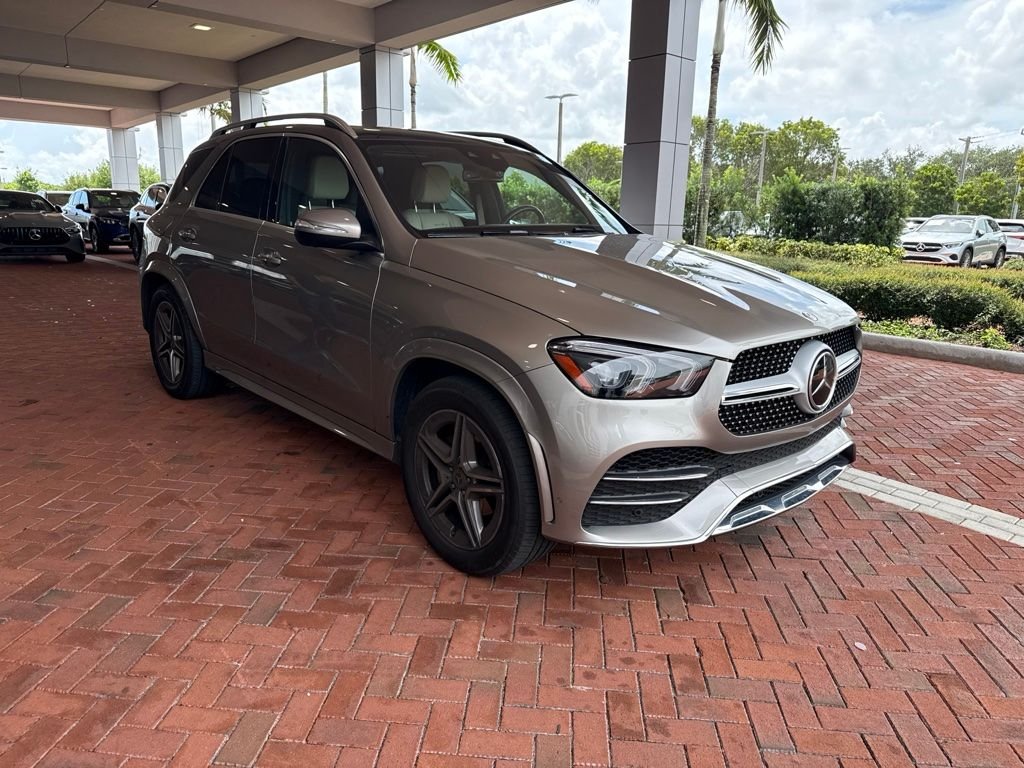 Certified Used 2023 Silver Mercedes-Benz GLE 350 image 1