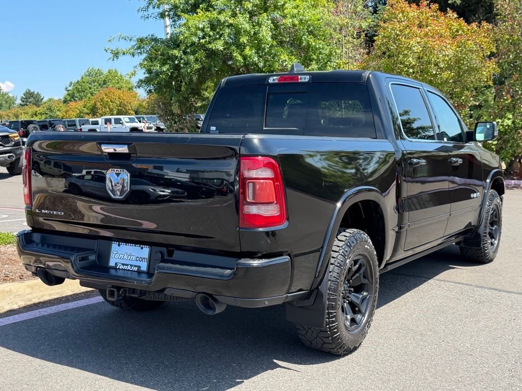 Used 2021 Diamond Black Crystal Pearlcoat Ram Limited image 7