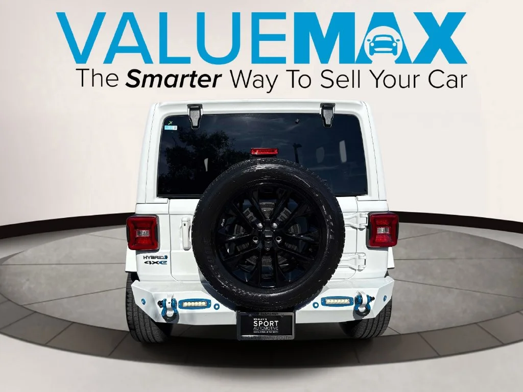 Used 2021 White Jeep Unlimited Sahara 4xe image 5