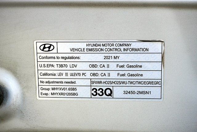Used 2021 Silver Hyundai SEL image 32