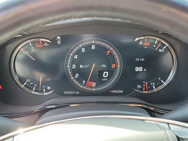 Used 2019 Gray Cadillac 3.6L Twin Turbo V-Sport Premium Luxury image 30