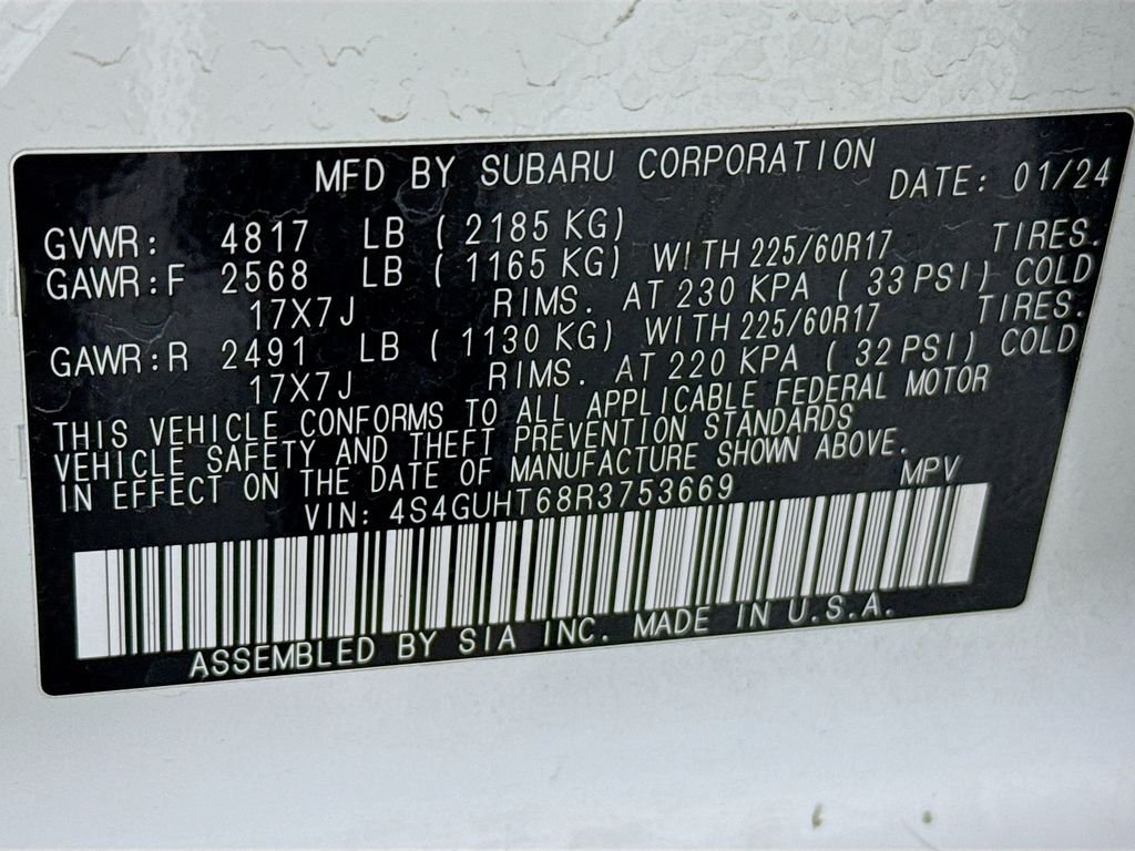 Used 2024 White Subaru Wilderness image 29