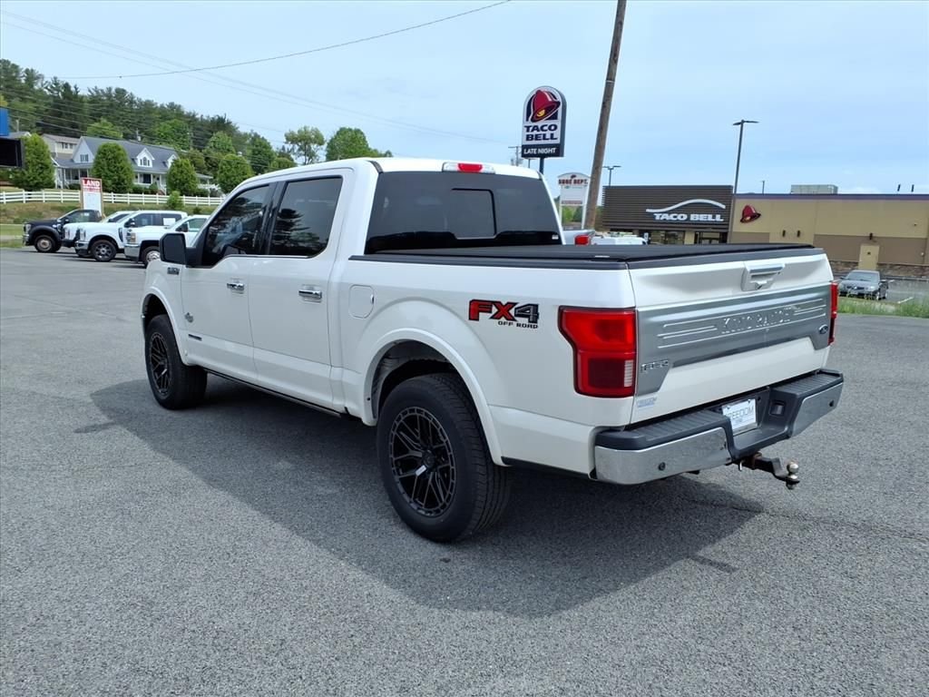 Used 2018 White Platinum Clearcoat Metallic Ford King Ranch image 3