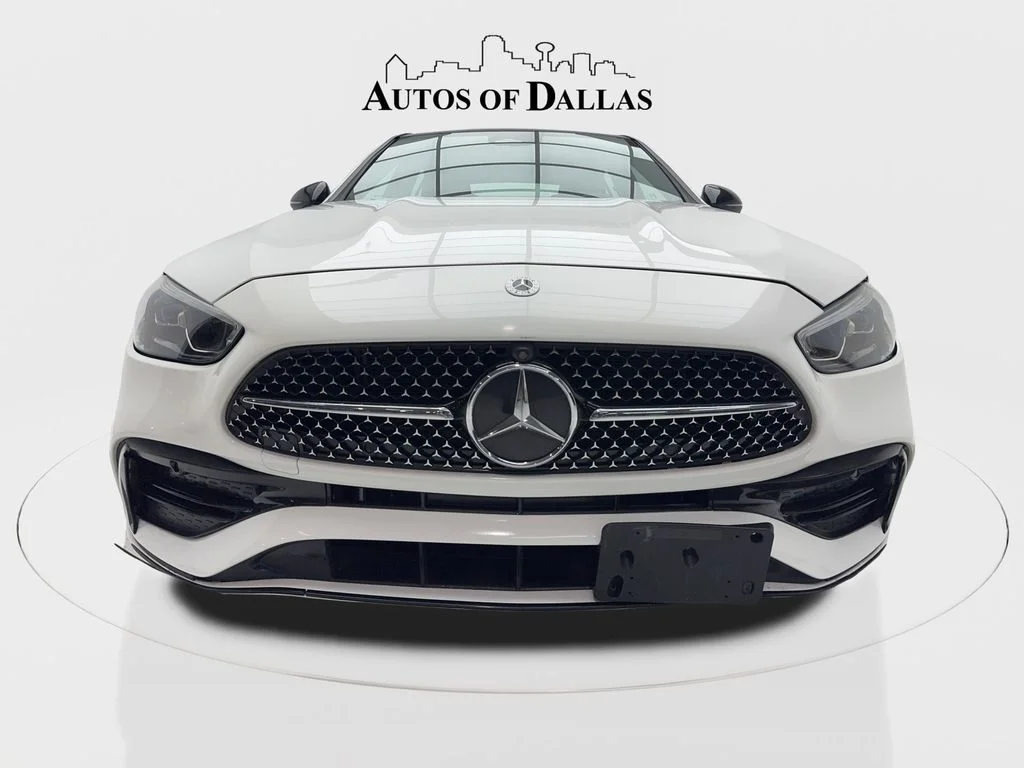 Used 2022 White Mercedes-Benz C 300 AMG® NIGHT PKG,NAV,CAM,PANO,BLIND SPOT image 4