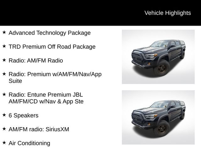 Used 2022 Midnight Black Metallic Toyota TRD Off-Road image 7