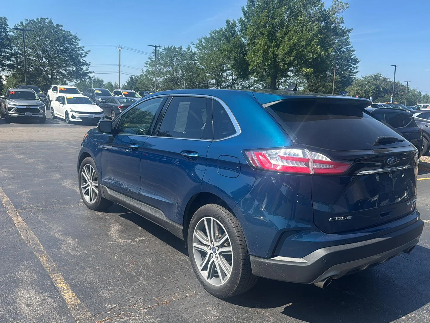 Used 2020 Dark Persian Green Ford Titanium image 4