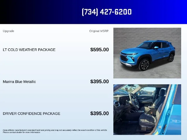 Used 2026 Marina Blue Metallic Chevrolet LT image 5