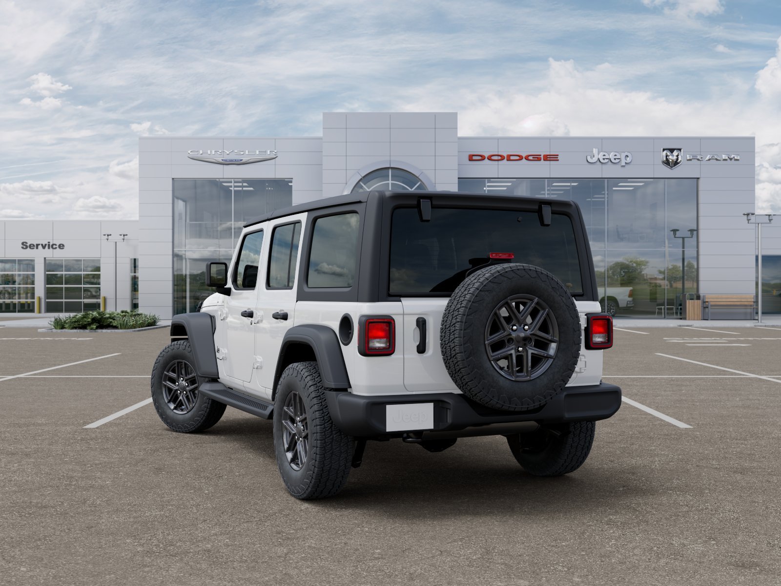 New 2026 Bright White Clearcoat Jeep Sport S image 12
