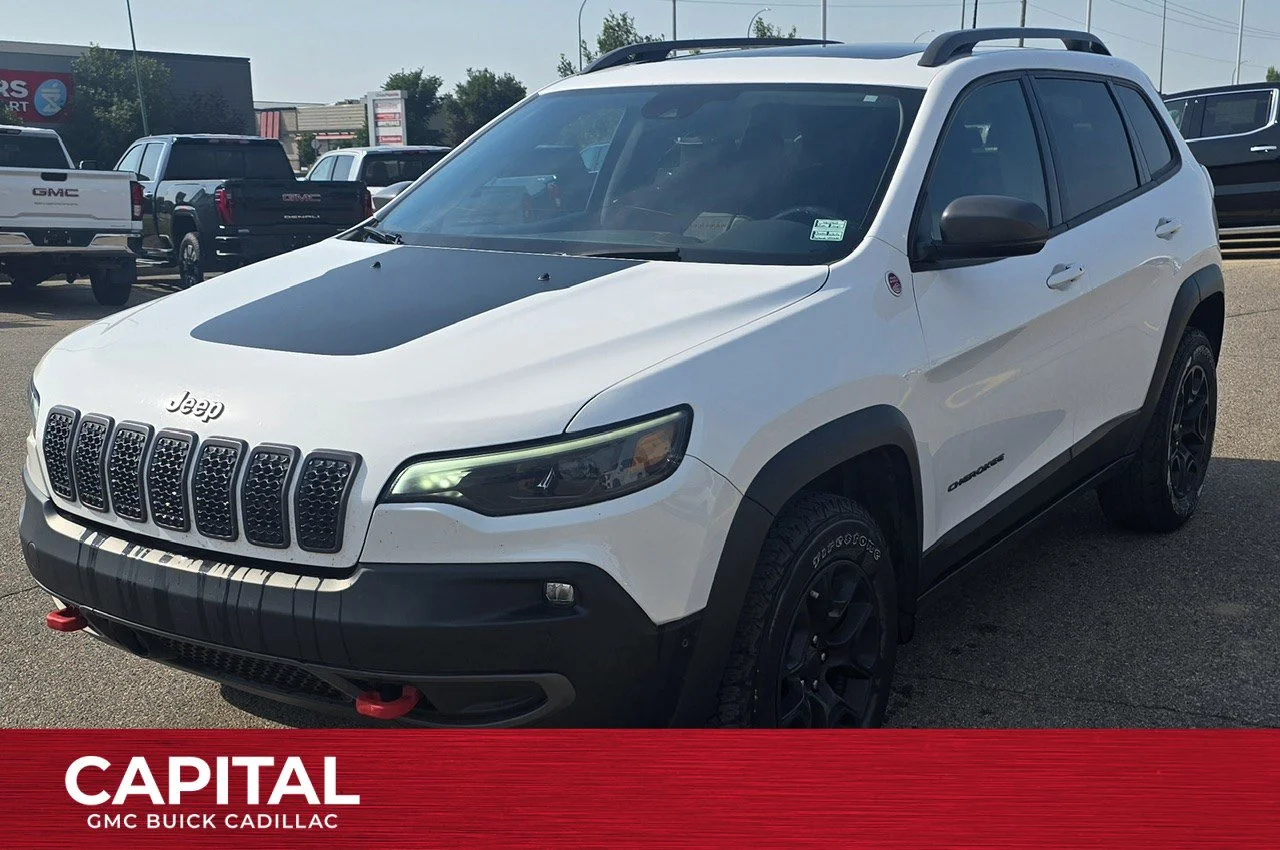 Used 2020 White Jeep Trailhawk Elite image 1