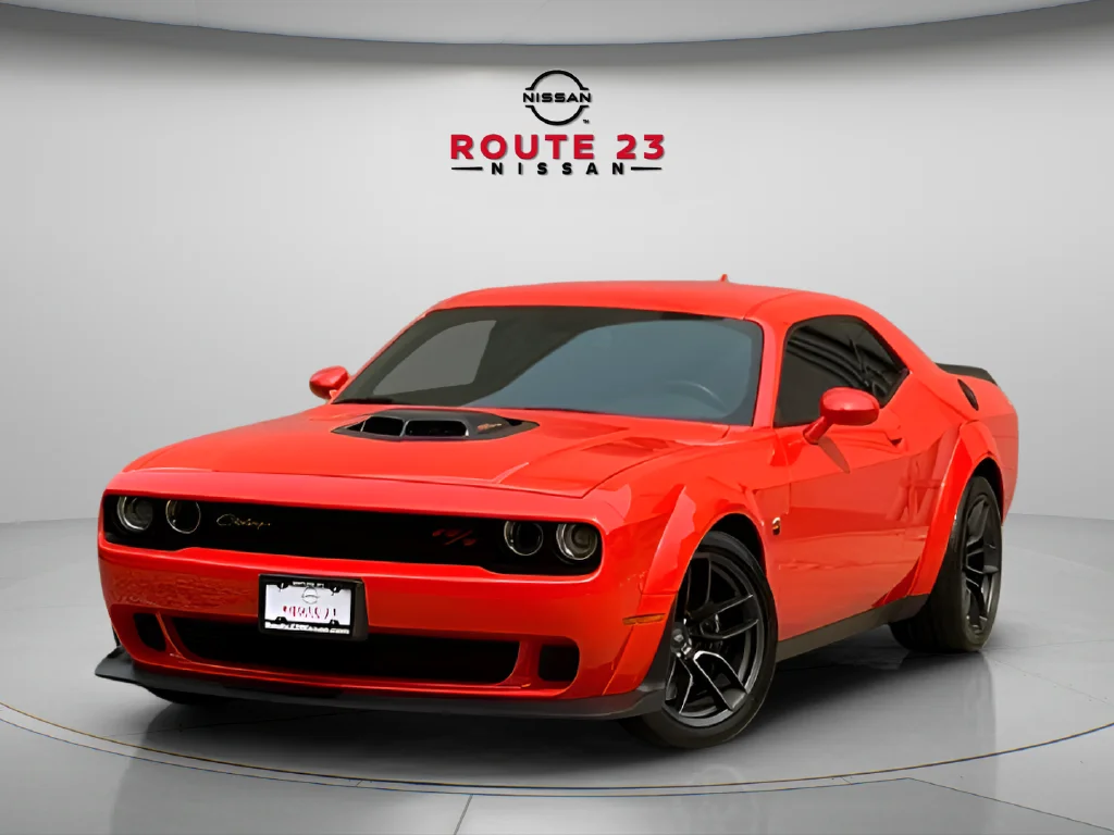 Used 2021 Orange Dodge R/T Scat Pack Widebody image 1