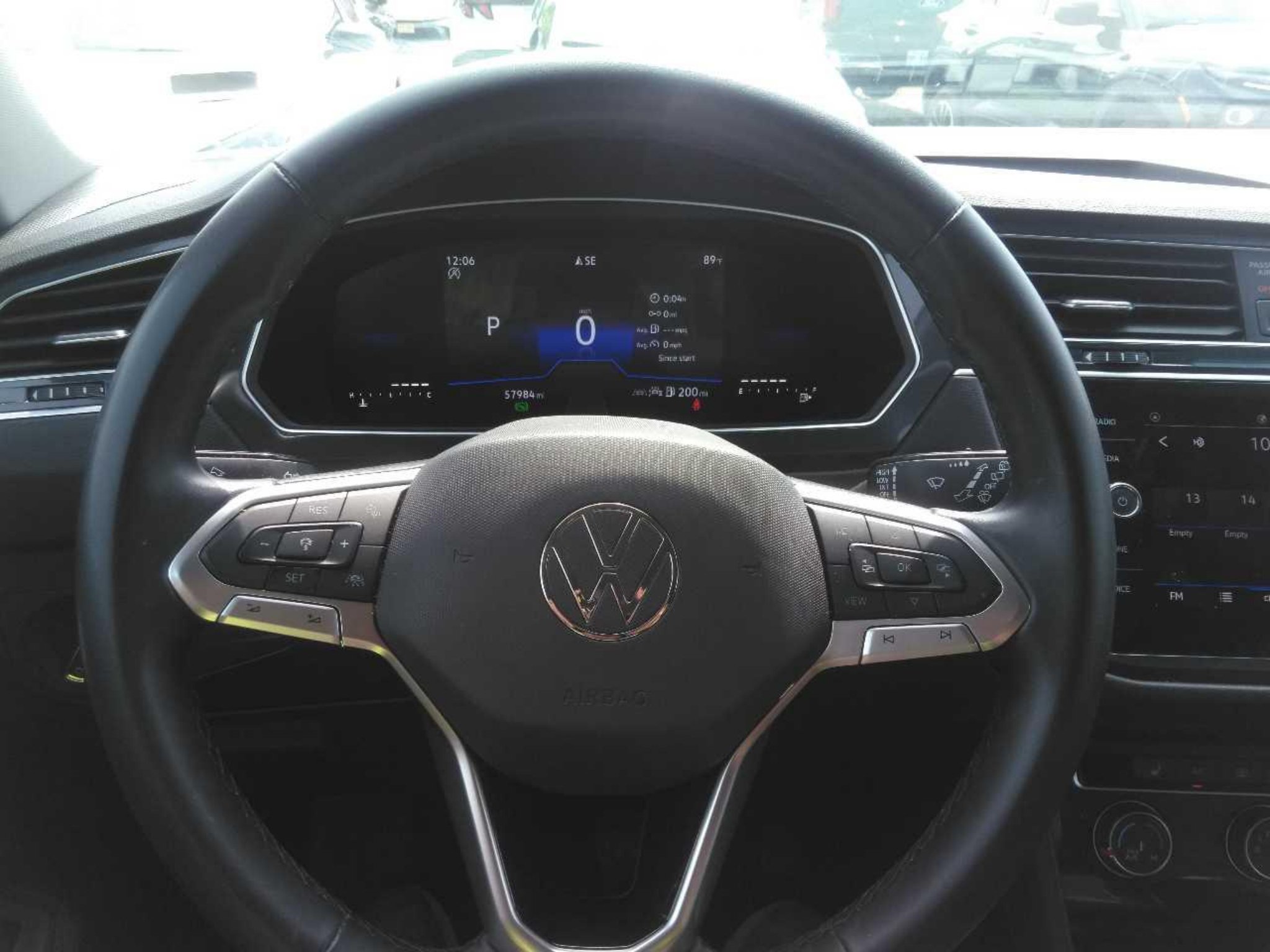 Used 2024 Deep Black Pearl Volkswagen Wolfsburg Edition image 9