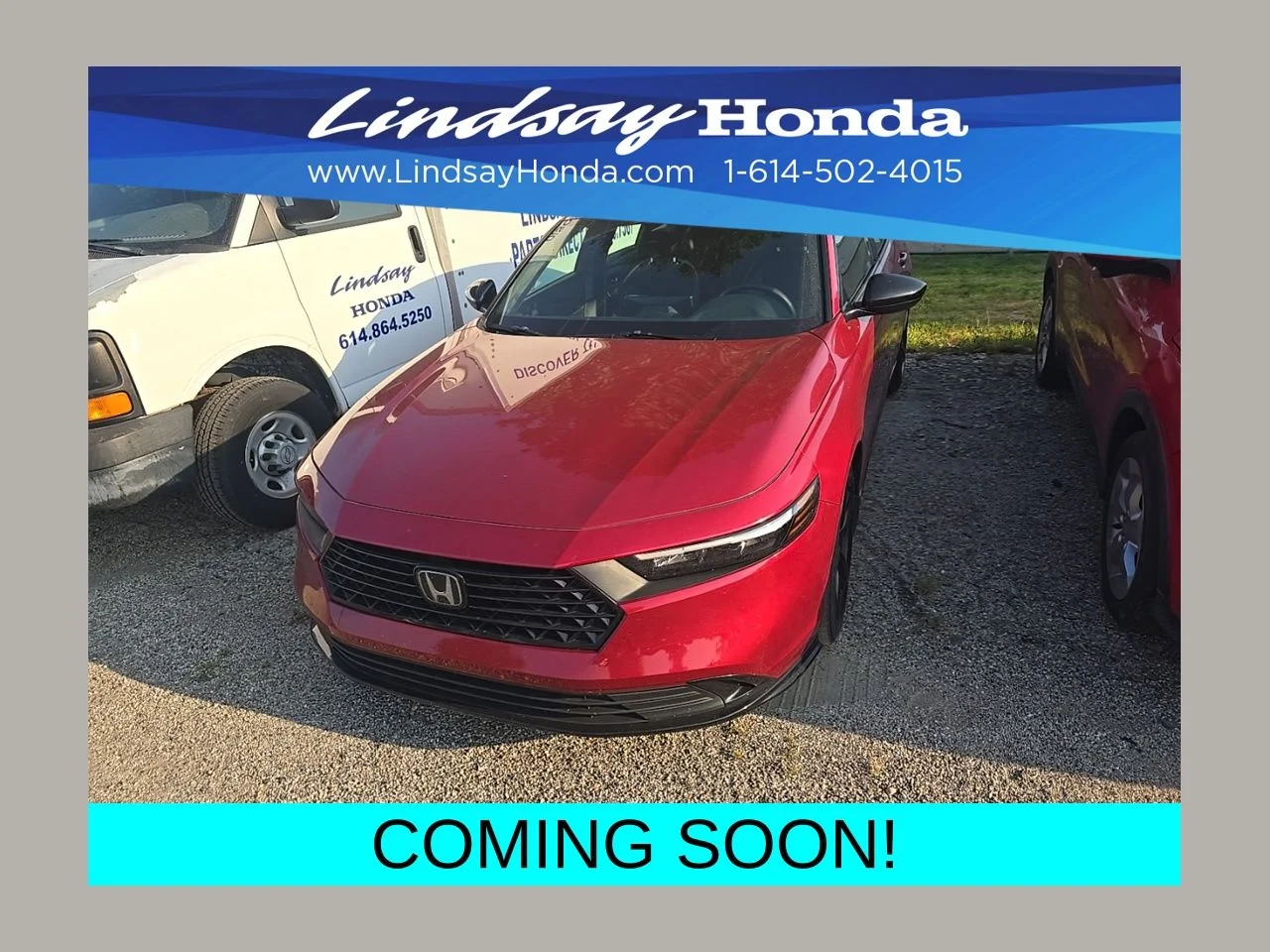 Used 2024 Radiant Red Metallic Honda Sport-L image 1