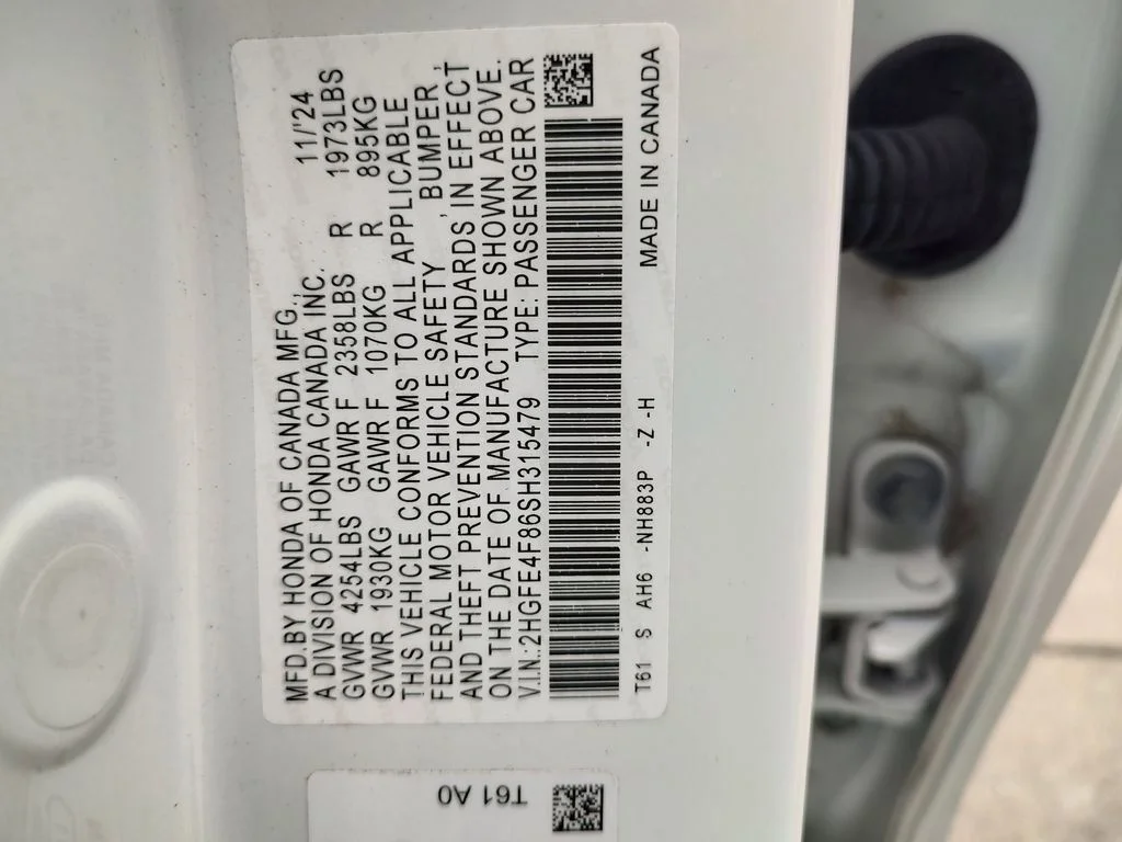 Used 2025 White Honda Sport image 33