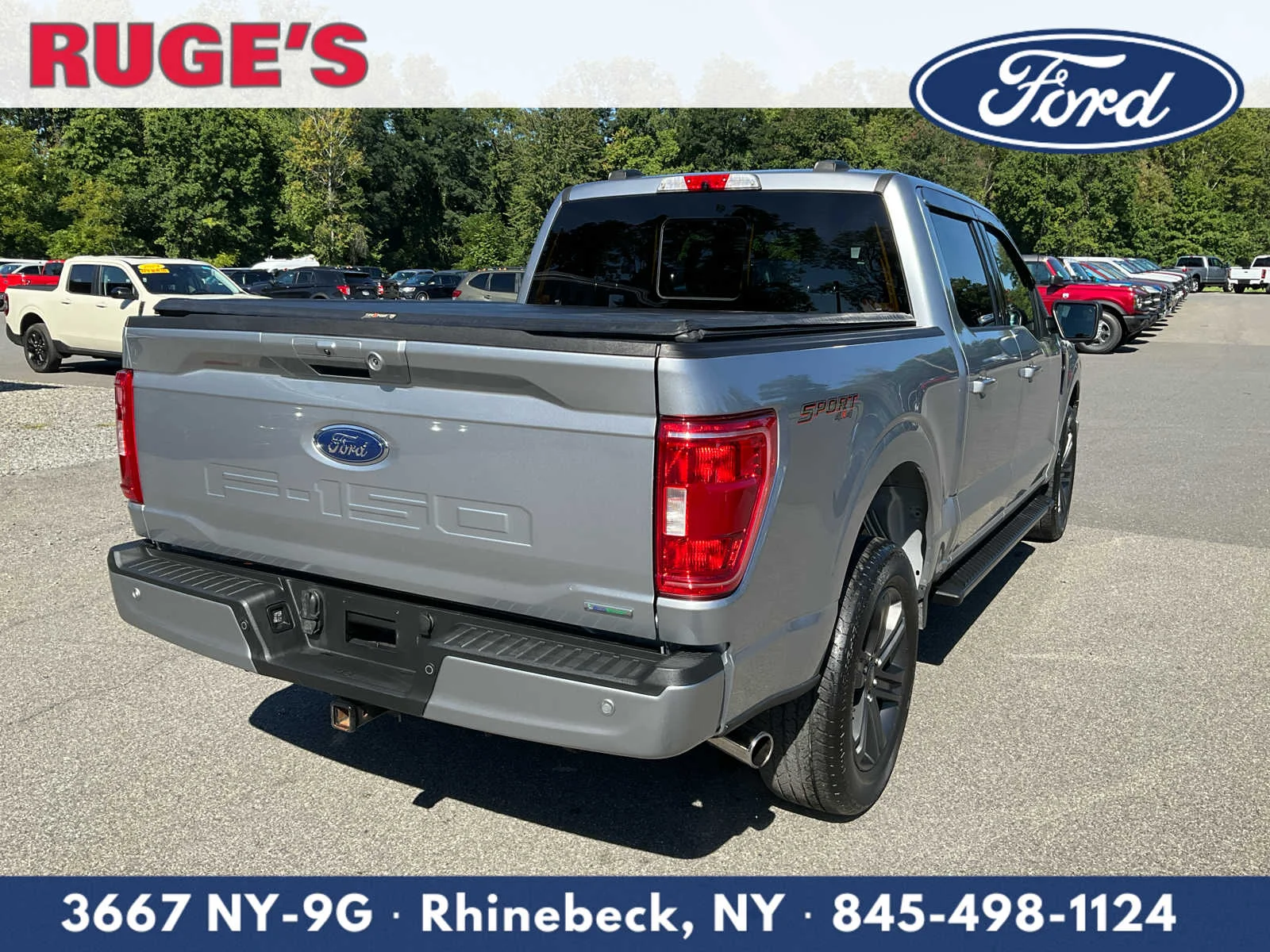 Used 2023 Iconic Silver Ford XLT image 2
