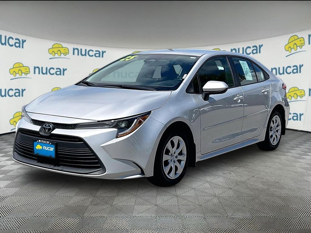 Used 2025 Classic Silver Metallic Toyota LE image 3