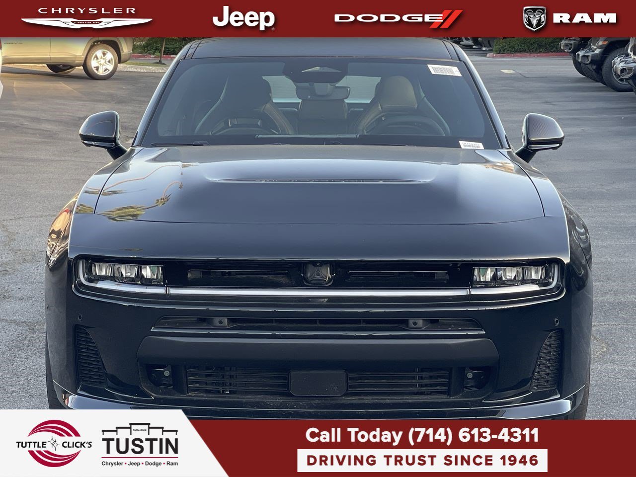 New 2026 Diamond Black Crystal Pearlcoat Dodge Scat Pack Plus image 2