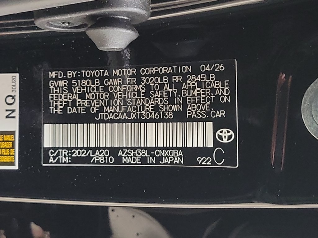 Used 2026 Black Toyota  image 33