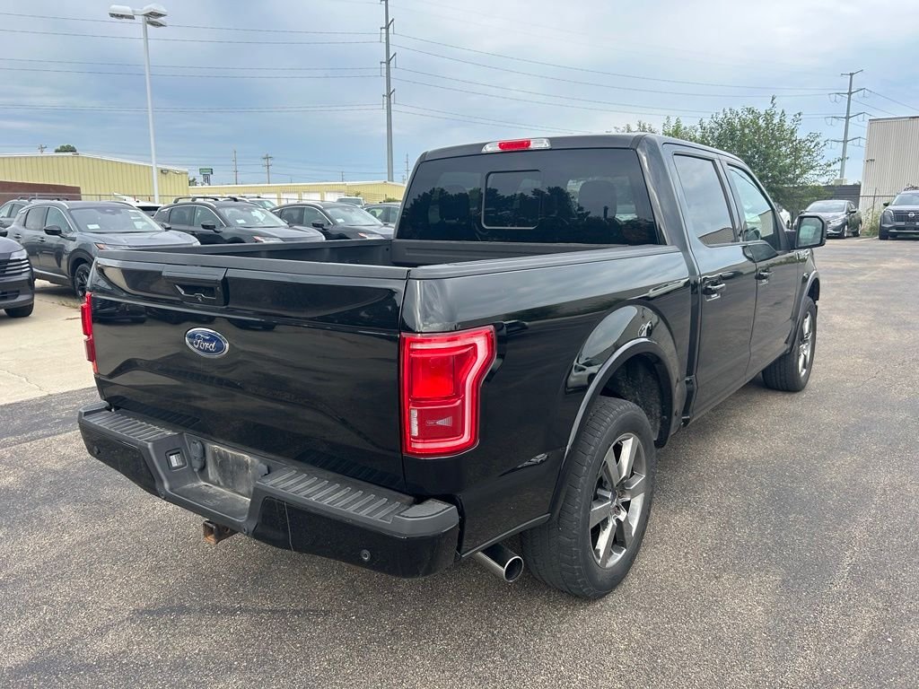 Used 2017 Shadow Black Ford Lariat image 4