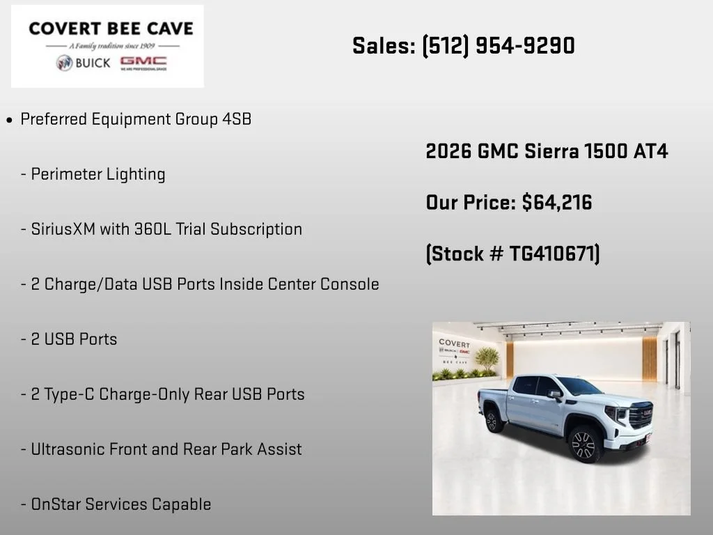 New 2026 Summit White GMC AT4 image 32