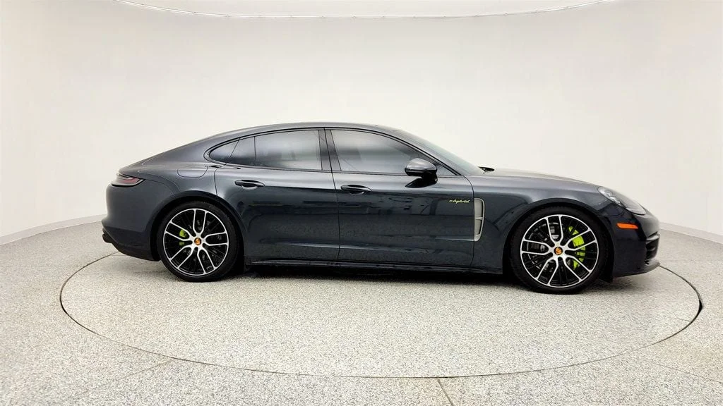 Used 2023 Volcano Grey Metallic Porsche 4 E-Hybrid Platinum Edition AWD with 21