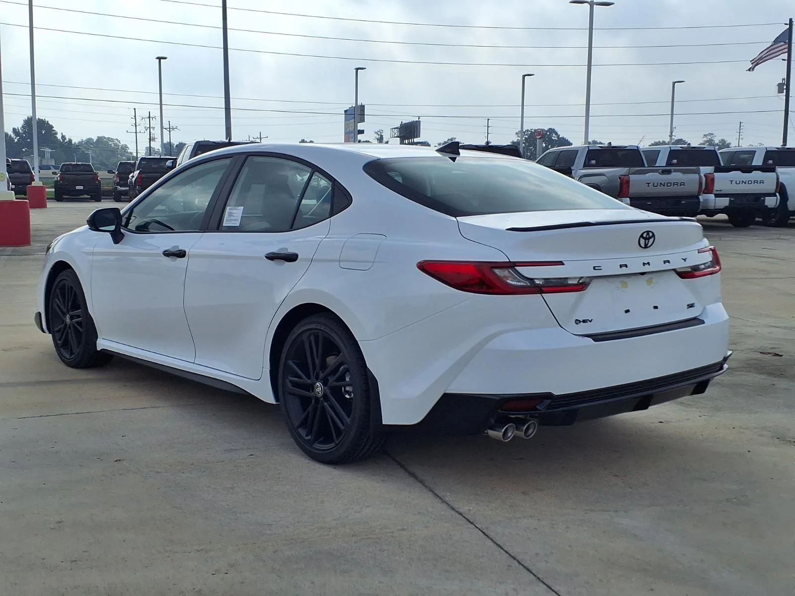 New 2026 White Toyota SE Nightshade image 2