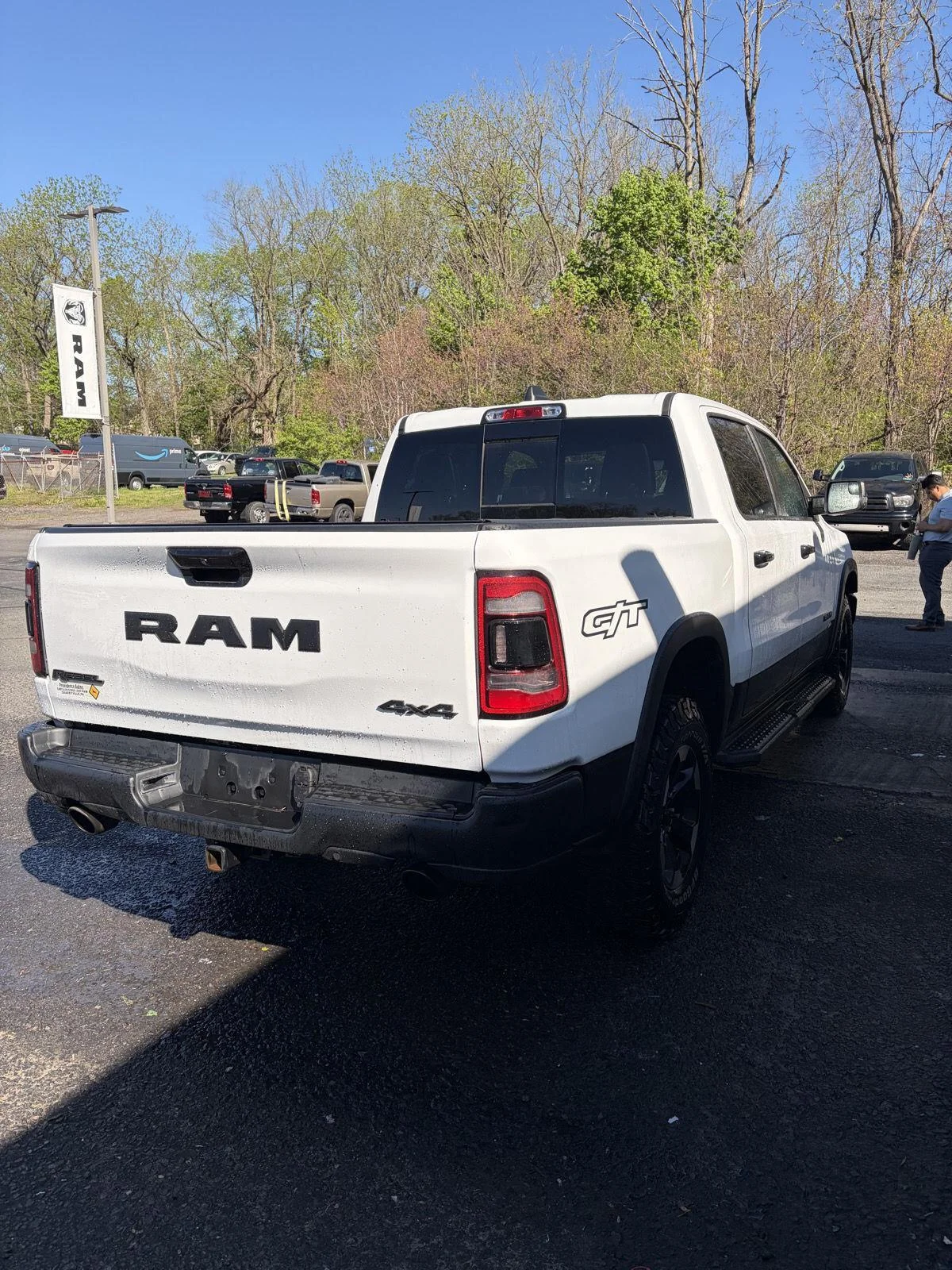 Used 2024 Bright White Clearcoat Ram Rebel image 4