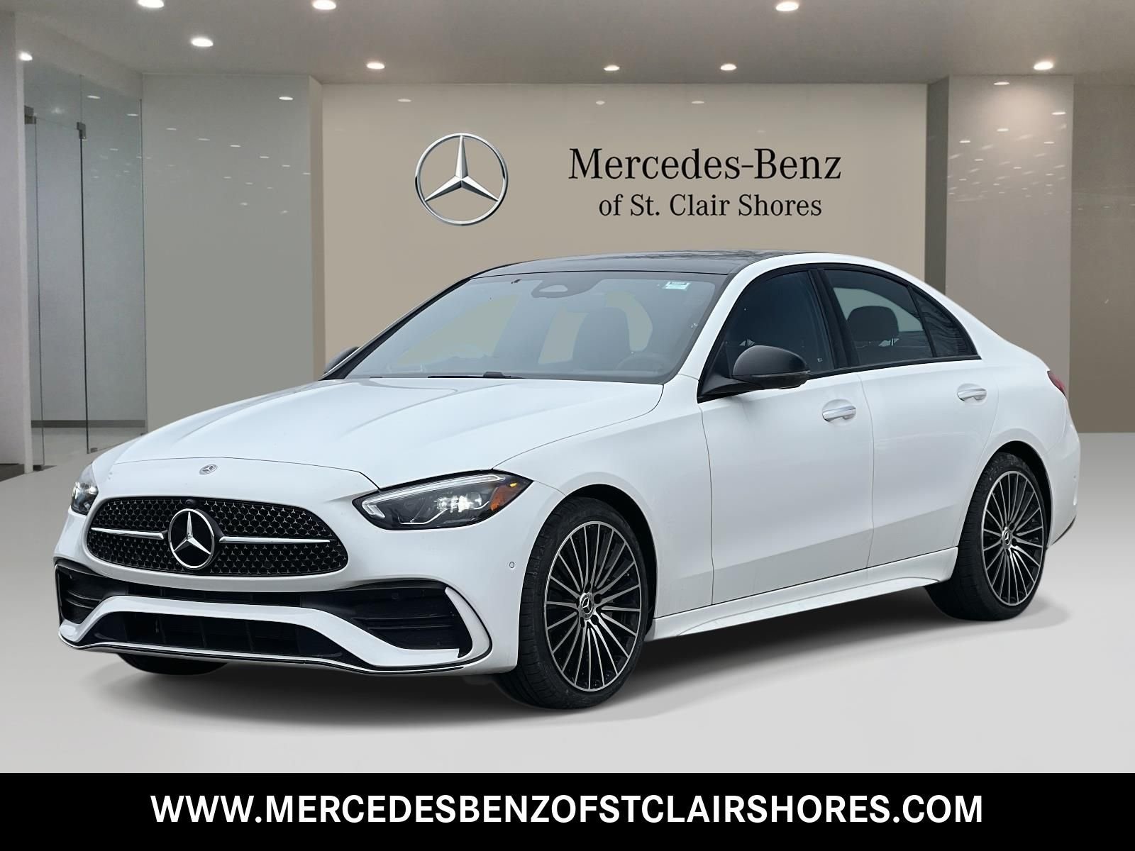 New 2026 Polar White Mercedes-Benz C 300 image 1