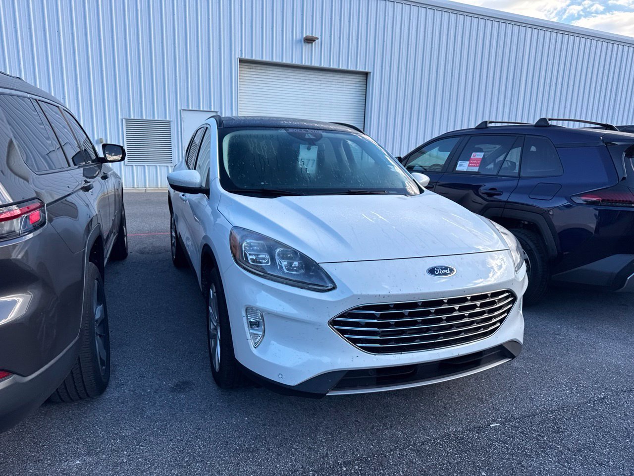 Used 2021 White Ford Titanium image 3