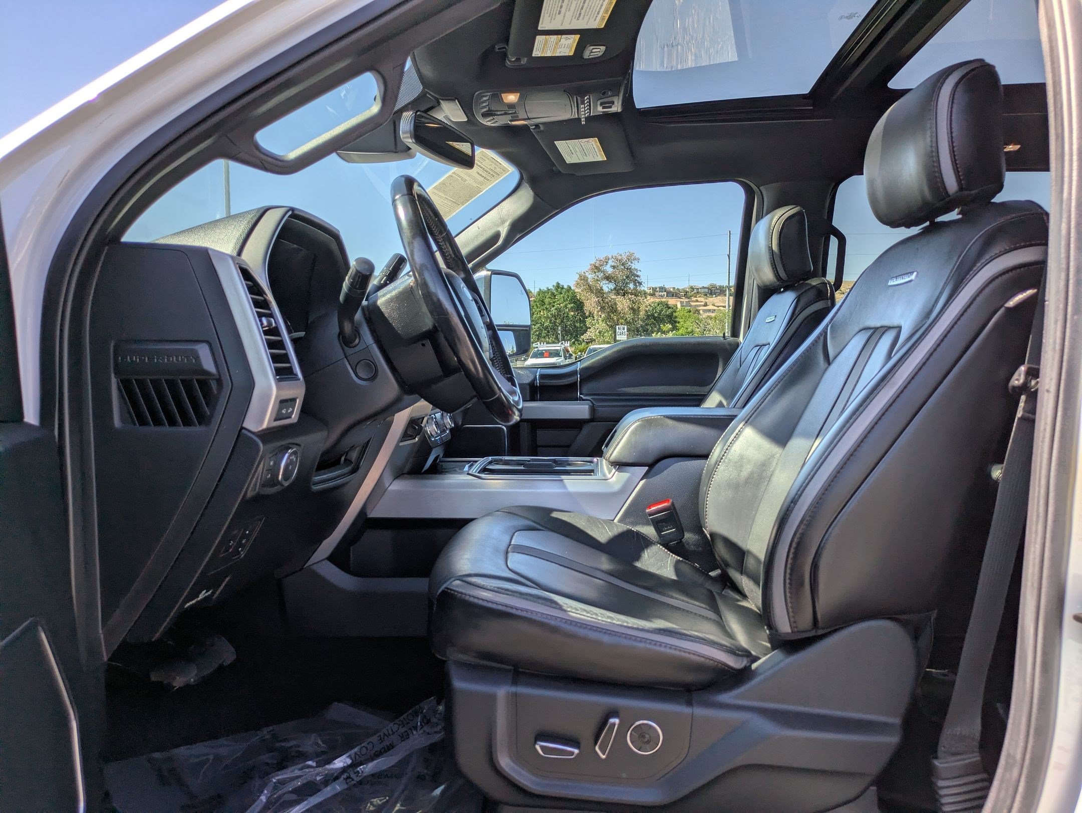 Used 2019 White Platinum Clearcoat Metallic Ford Platinum image 14