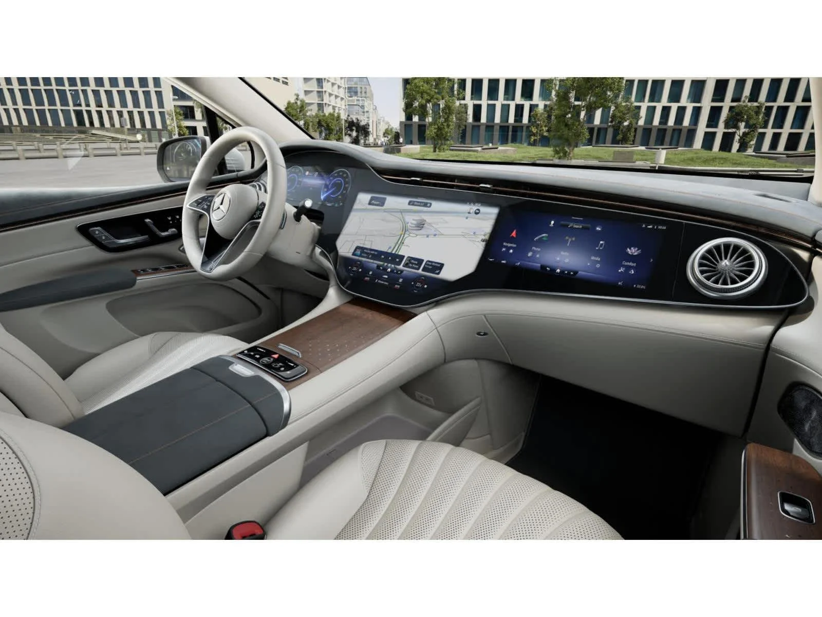 Used 2023 Polar White Mercedes-Benz EQS 580 image 6