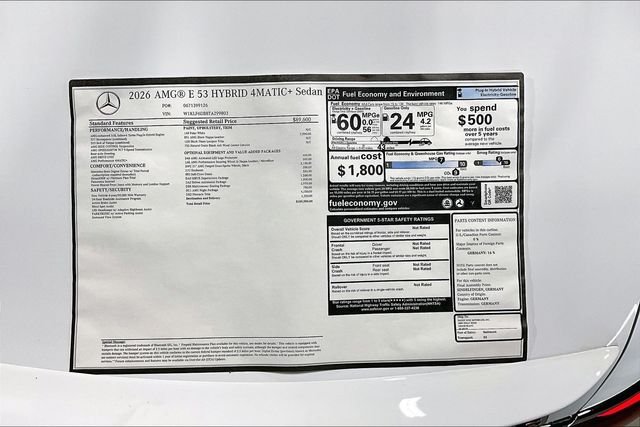 New 2026 Polar White Mercedes-Benz AMG® E 53 E 4MATIC+ Sedan image 25