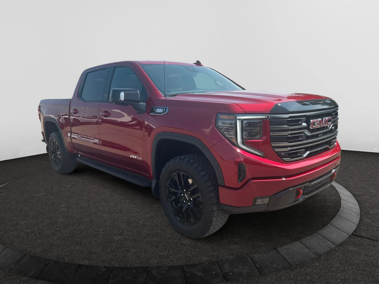 Used 2025 Red GMC AT4 Crew Cab 3.0L Diesel Leather Sunroof Navigation 4x4 image 7