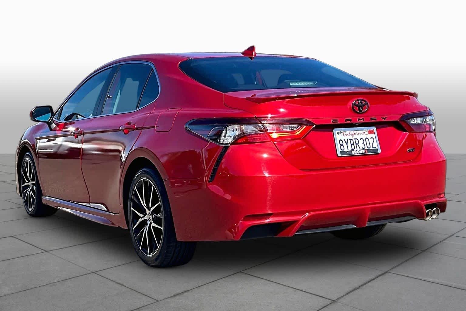 Used 2021 Supersonic Red Toyota SE image 11