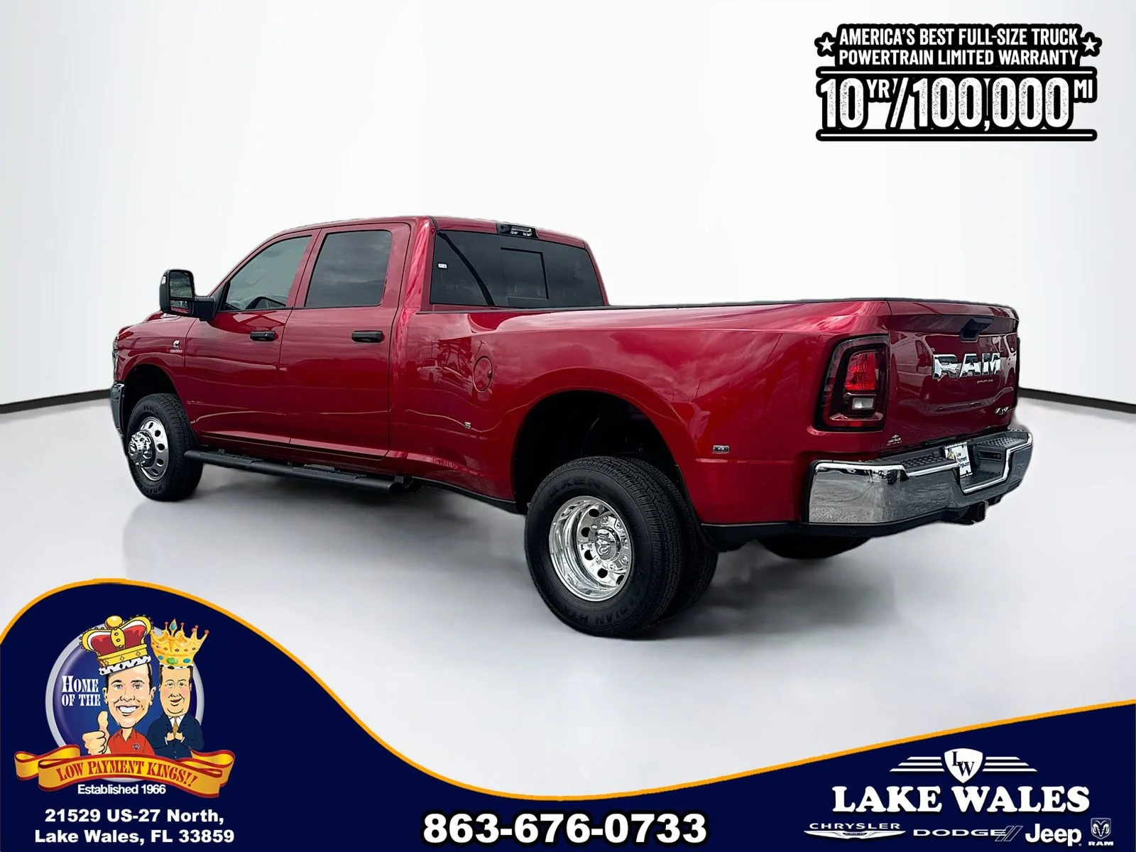 New 2026 Molten Red Pearl-Coat Exterior Paint RAM TRADESMAN image 4