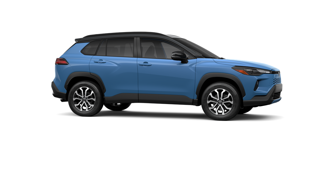 New 2026 Cavalry Blue with Jet Black roof Toyota Hybrid SE image 14