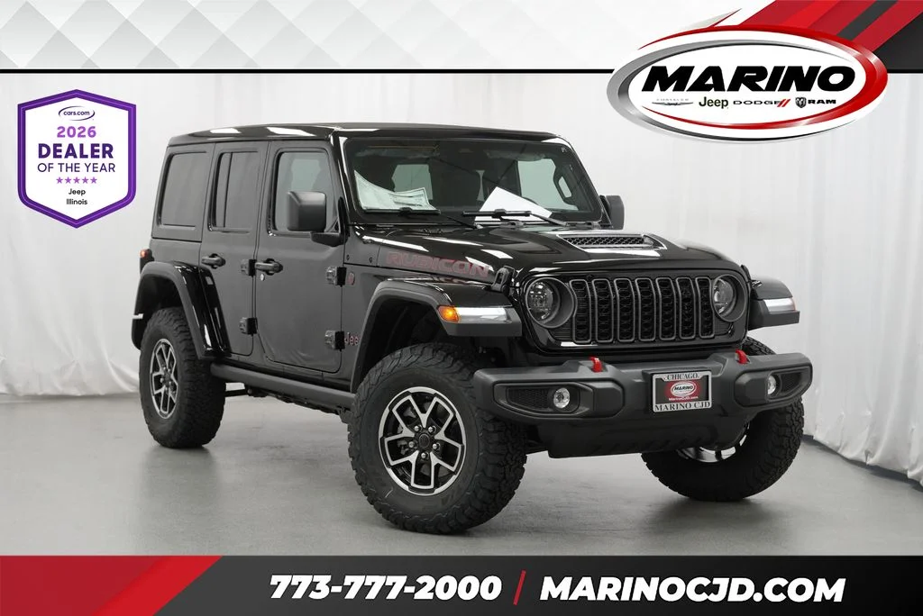 New 2026 Black Clear-Coat Exterior Paint Jeep Rubicon image 1